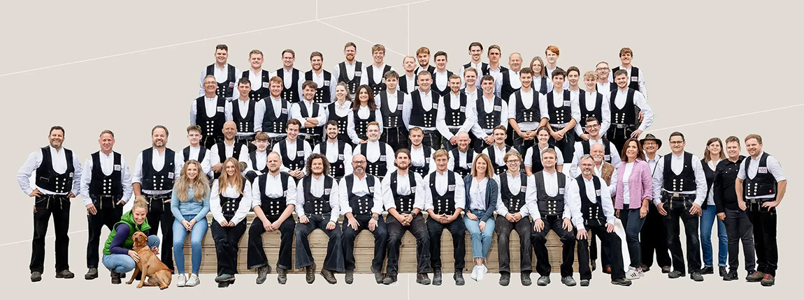Das Team der Zimmerei Frank
